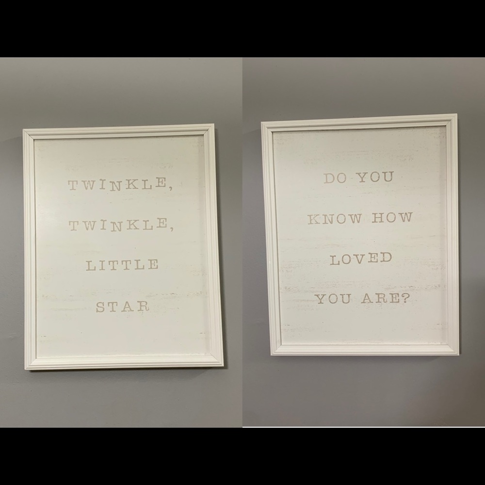 NWOT nursery / child’s room decor